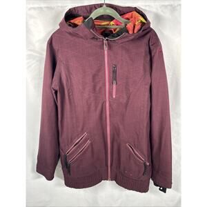 OAKLEY ANORAK FIT Snowboard Ski Winter Hooded Jacket Black Men's Size Medium